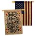Ornament Collection Home Decor 2-Sided Polyester 40 x 28 in. House Flag in Blue/Brown | 40 H x 28 W in | Wayfair OC-MD-HP-192192-IP-BOAA-D-US20-OC