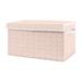 Sweet Jojo Designs Elephant Arrow Fabric Toy Box in Pink/Gray | 11 H x 21 W x 10.5 D in | Wayfair ToyBin-Elephant-GY-PK-ARROW