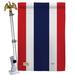 Breeze Decor 2-Sided Polyester 40 x 28 in. Flag Set in Blue/Red/White | 40 H x 28 W in | Wayfair BD-CY-HS-108206-IP-BO-02-D-US14-BD