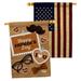 Ornament Collection Home Decor 2-Sided Polyester 40 x 28 in. House Flag in Blue/Brown | 40 H x 28 W in | Wayfair OC-FD-HP-192188-IP-BOAA-D-US20-OC