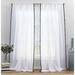 Dakota Fields Hucksley Solid Sheer Curtain Panels Polyester in Green/Blue/Brown | 84 H in | Wayfair 192FC1265759488483C3437E9B6B6E3B