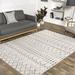 Gray/White 60 x 0.3 in Area Rug - Union Rustic Giannini Geometric Moroccan Area Rug in Gray/Off White Polypropylene | 60 W x 0.3 D in | Wayfair