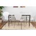 Ivy Bronx Bartouille 4 - Person Dining Set Wood/Metal in Gray | 29.25 H x 31.5 W x 47.25 D in | Wayfair 57557B80376948DE895E947E882BB6B2