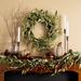 The Holiday Aisle® 21" Silk Wreath Silk in Green | 21 H x 21 W x 4 D in | Wayfair 70596F33B5444979AB4B69578BDD82B3