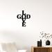 Latitude Run® Love God Christian Wall Decor Metal in Black | 14 H x 14 W x 1 D in | Wayfair 2E3E8748C69F45D5998D50A074DD44DA