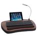 Sofia + Sam Oversized Memory Foam Lap Desk w/ USB Light & tablet slot in Brown/Red | 2.5 H x 21.5 W x 14.5 D in | Wayfair 5003