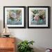 Wexford Home Peony Bouquet I - 2 Piece Picture Frame Print Set Paper in Black/Blue/Green | 30.5 H x 61 W x 1.5 D in | Wayfair PF018-S3460-2S