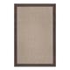 Tapis en vinyle Deblon, Tapis en pvc antidérapant et résistant, pour intérieur et extérieur, Marron