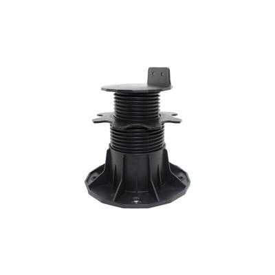 Stelzlager verstellbar von 66 bis 145 mm für holz- und verbundterrasse - Farbe - Schwarz,