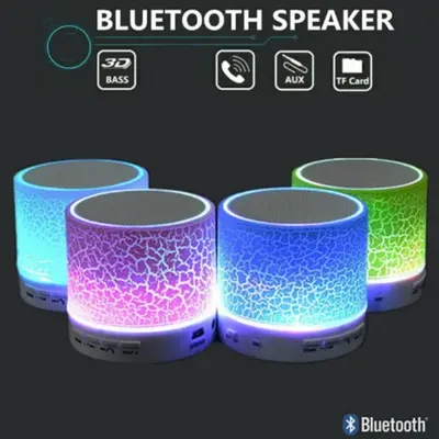 Haut-parleur Bluetooth intelligent sans fil lumières Shoous carte aste mini haut-parleur stéréo