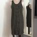 Madewell Dresses | Madewell Black Striped Sleeveless Dress Size M | Color: Black/White | Size: M