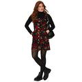 Joe Browns Women's Rocking Roses Dress Casual, Black, 16