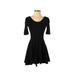 Divided by H&M Casual Dress - Mini: Black Solid Dresses - Women's Size Small