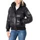 Armani Exchange Damen Icon Stepp-Daunenjacke Daunenmantel, Schwarzes Symbol, XL