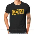 T-Shirt à Manches Courtes en 100% Coton pour Homme Vêtement avec Imprimé In Data We Trust