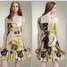 Anthropologie Dresses | Anthropologie Bellis Brushstroke Dress, Size 2 | Color: Gray/Yellow | Size: 2