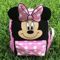 Disney Accessories | Minnie Mouse 10 Inch Backpack | Color: Pink/White | Size: 10" X 8" X 5" Inches