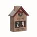 The Holiday Aisle® Wood House Countdown Calendar Wood in Brown | 10 H x 3.5 W x 7.63 D in | Wayfair 433A5FE0104B47828FF26A14BDFCA34E