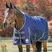 SmartPak Ultimate Turnout Blanket - 81 - Med/Lite (100g) - Navy w/ Charcoal & Grey Trim & White Piping - Smartpak