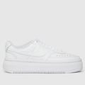 Nike court vision alta trainers in white