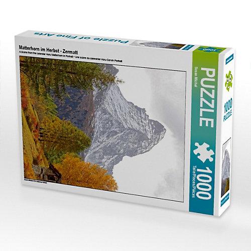 Puzzle CALVENDO Puzzle Matterhorn im Herbst - Zermatt - 1000 Teile Foto-Puzzle glückliche Stunden Kinder