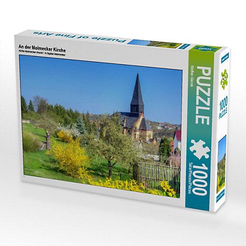 Puzzle CALVENDO Puzzle An der Molmecker Kirche - 1000 Teile Foto-Puzzle glückliche Stunden Kinder