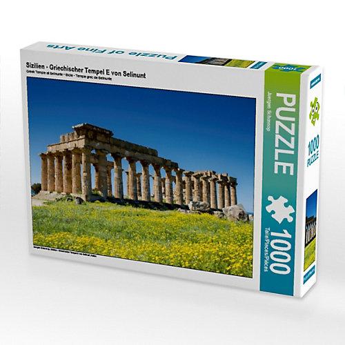 Puzzle Sizilien - Griechischer Tempel E von Selinunt Foto-Puzzle Bild von Juergen Schonnop Puzzle