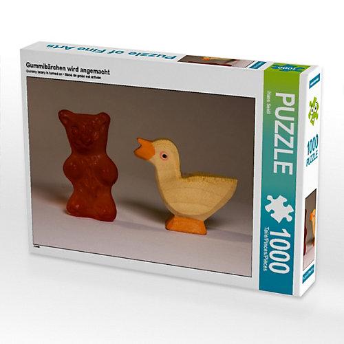 Puzzle CALVENDO Puzzle Gummibärchen wird angemacht - 1000 Teile Foto-Puzzle glückliche Stunden Kinder