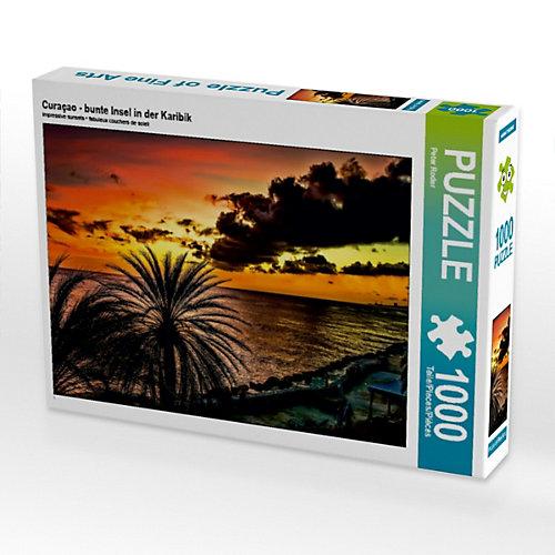 Puzzle CALVENDO Puzzle Curaçao - bunte Insel in der Karibik - 1000 Teile Foto-Puzzle glückliche Stunden Kinder