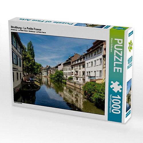 Puzzle CALVENDO Puzzle Straßburg - La Petite France - 1000 Teile Foto-Puzzle glückliche Stunden Kinder