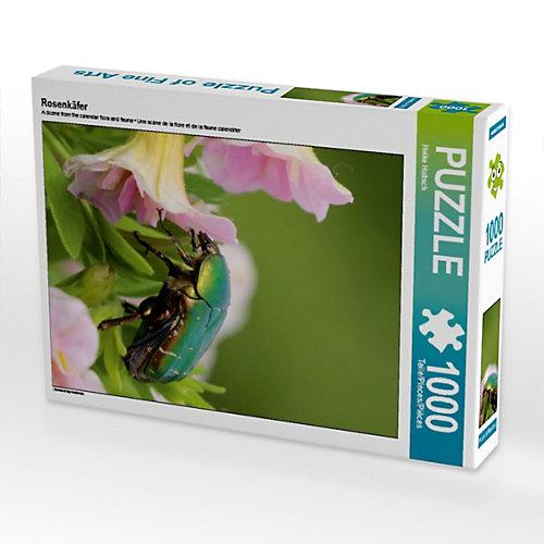 Puzzle CALVENDO Puzzle Rosenkäfer - 1000 Teile Foto-Puzzle glückliche Stunden Kinder