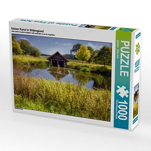 Puzzle CALVENDO Puzzle kleiner Kanal in Südengland - 1000 Teile Foto-Puzzle glückliche Stunden Kinder