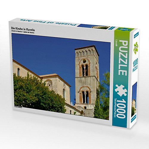 Puzzle CALVENDO Puzzle Die Kirche in Ravello - 1000 Teile Foto-Puzzle glückliche Stunden Kinder