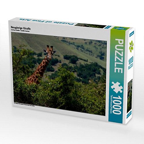 Puzzle Neugierige Giraffe Foto-Puzzle Bild von Ingrid Raagaard Puzzle