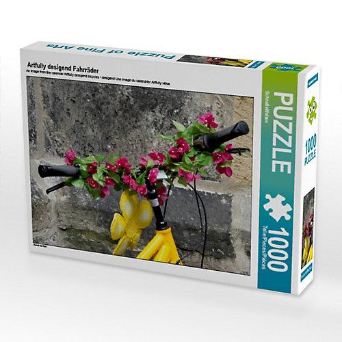 Puzzle CALVENDO Puzzle Artfully desigend Fahrräder - 1000 Teile Foto-Puzzle glückliche Stunden Kinder