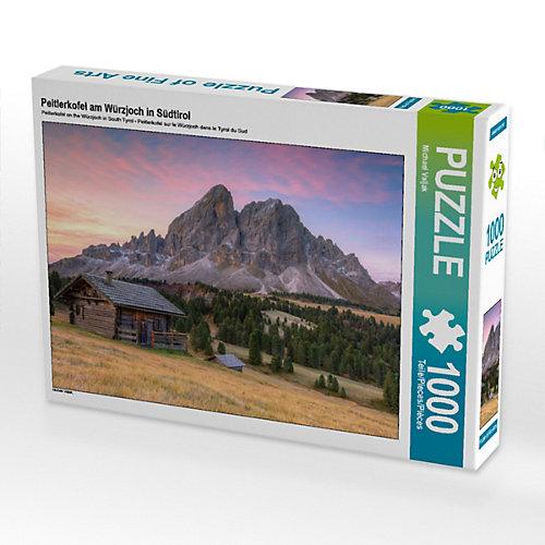 Puzzle Peitlerkofel am Würzjoch in Südtirol Foto-Puzzle Bild von Michael Valjak Puzzle