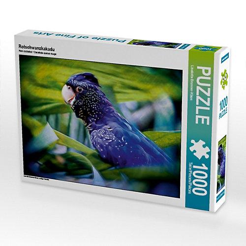 Puzzle CALVENDO Puzzle Rotschwanzkakadu - 1000 Teile Foto-Puzzle glückliche Stunden Kinder