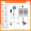 VEVOR Kit Porte Automatique Poulailler Porte du Poulailler Contrôle du Temps Prise US/AU/EU 110-220V