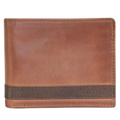 Fossil Quinn Geldbörse Leder 11,5 cm brown Braun Herren Image