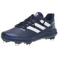 adidas Men's Adizero Afterburner 8 Baseball Shoe, Team Navy Blue/White/White, 11