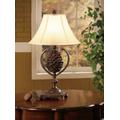 Pine Creek Accent Lamp brown Resin - Crestview Collection CVAMP341