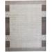 Yurie Contemporary Gabbeh Rug, Light Gray/Opal Gray, 2ft x 3ft Accent Rug - Weave & Wander 983R6575LGY000P00