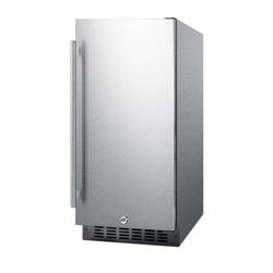 "15"" Wide Built-In All-Refrigerator, ADA Compliant - Summit Appliance ALR15BCSS"