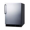 "24"" Wide Built-In All-Refrigerator, ADA Compliant - Summit Appliance FF63BKBISSTBADA"