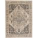 Huron Modern Abstract Rug, Charcoal/Natural Tan, 4ft - 11in x 7ft - 8in Area Rug - Weave & Wander 856R3579CHLBGEE73
