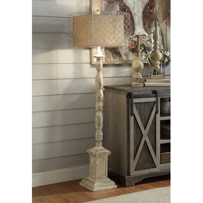 Holcomb Floor Lamp white Resin - Crestview Collect...