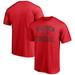 Men's Fanatics Branded Red Wisconsin Badgers First Sprint Team T-Shirt