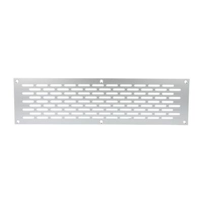 Ms Beschläge - Aluminium Lochblech 200x80mm F1 Lüftungsgitter Lochung 20x3mm silber eloxiert Image
