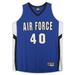 Air Force Falcons Nike Team-Issued #40 Royal White & Black Jersey from the Basketball Program - Size XL