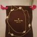 Kate Spade Jewelry | Kate Spade "Bright Spot" Matching Set Of Necklace W/Earings . | Color: Gold | Size: 32inch